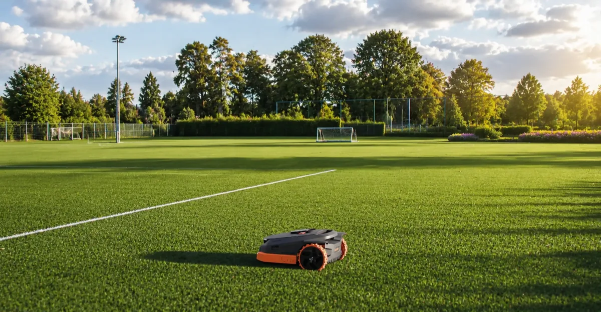 Segway Navimow robotfűnyírók nagy kertben — a rendszer nagyobb területen is megbízhatóan dolgozik